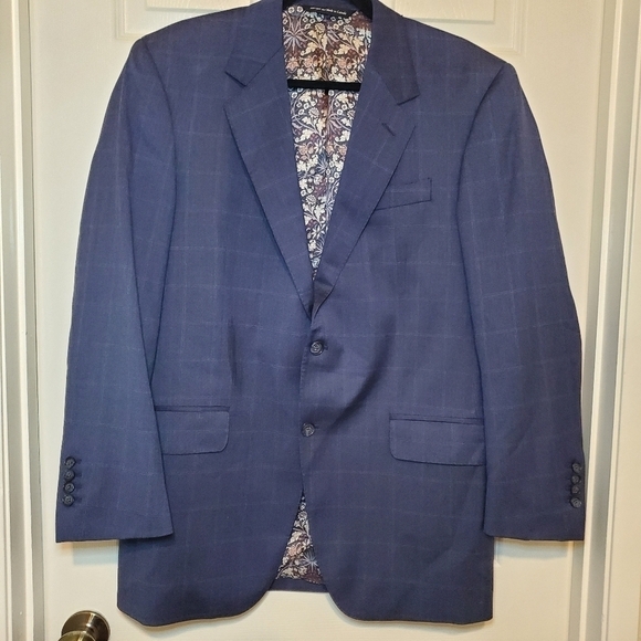 Coppley Reba 1865 Wool Blue Sz 43W 37R - Picture 1 of 13